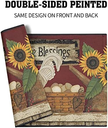 Vintage Rooster Placemats Set
