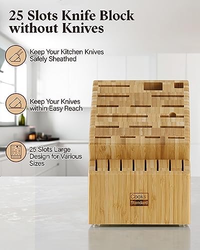 Cooks Standard Bamboo Knife Block