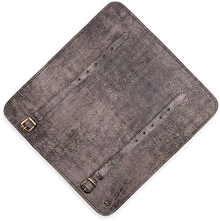 Premium Leather Knife Roll Bag with 7 Slots