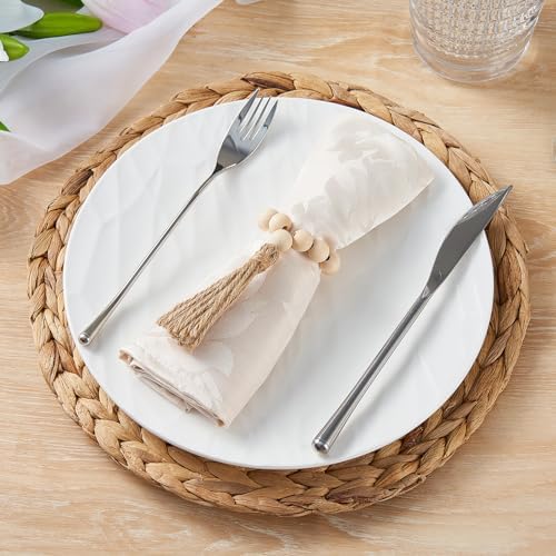 Table Napkins Set of 6 - Rustic Elegance for Weddings Holidays Boho Parties