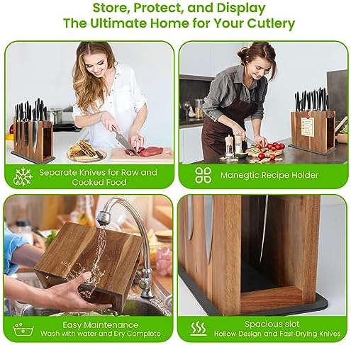 Magnetic Knife Block Set