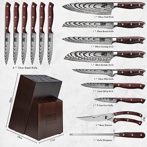 SHAN ZU Japanese Steel Knife Set