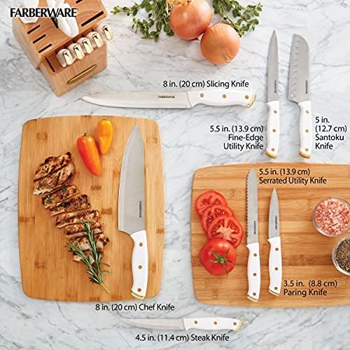 Stylish and Functional 15-Piece Knife Block Set