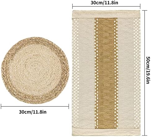 Zology Handmade Boho Placemats Set of 4
