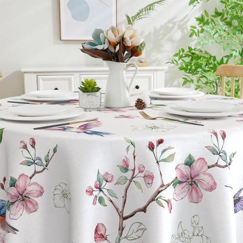 Elegant Spring Tablecloth 70in