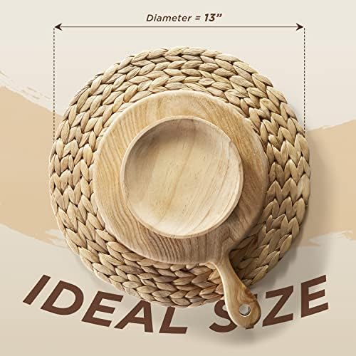Natural Boho-Styled Wicker Placemats for Your Table