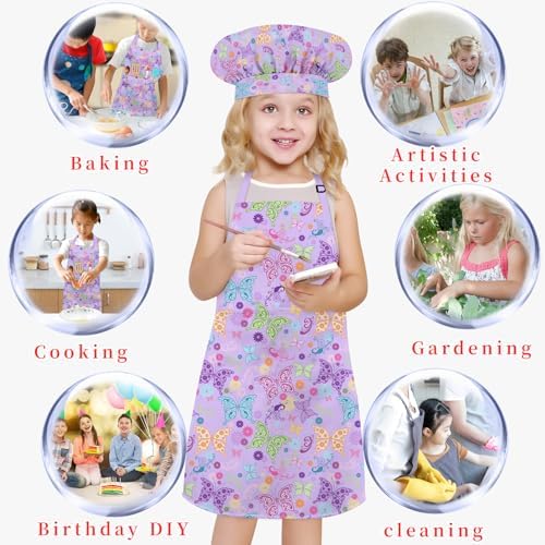 Kids Chef Hat Apron Set