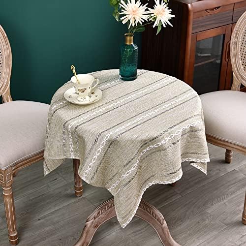Stylish Rustic Tablecloth Yellow 36x36 inch