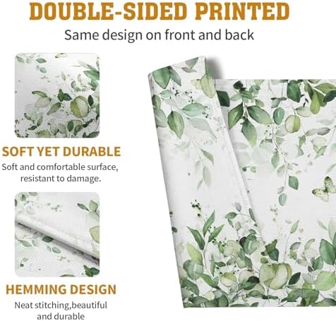 Sage Green Leaf Placemats