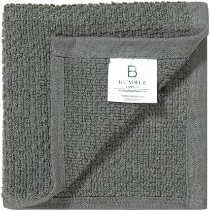 12x12 Cotton Towels - Reusable Machine Washable Highly Absorbent 100 Soft