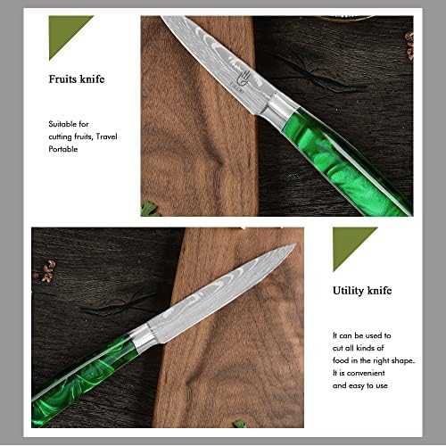 FULLHI 14-Piece Knife Set Premium German Stainless Steel Kitchen Knives