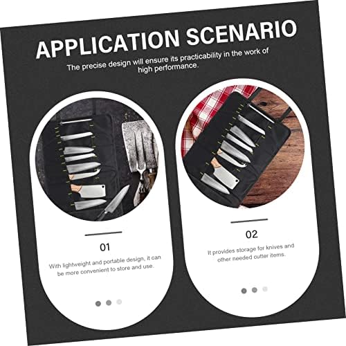 KICHOUSE Chef Knife Bag Easy to Carry Durable Stylish