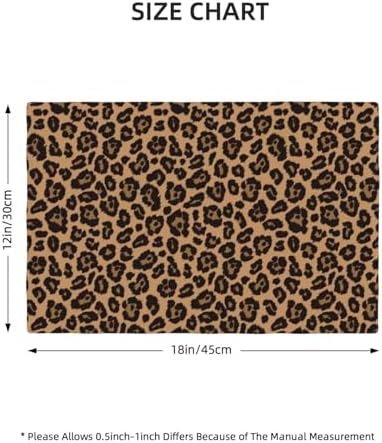 African Leopard Placemats Set of 4