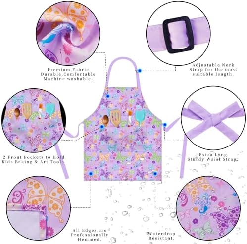 Kids Chef Hat Apron Set