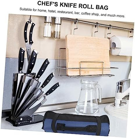 Versatile 22-Pocket Knife Holder for Professional Homemakers