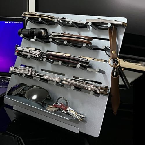 metalter techno pocket knife case organizer aluminum alloy dark grey TSA-friendly