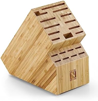 Sleek Versatile Kitchen Knife Storage Block