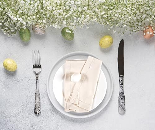 Elegant 20x20 Soft Cloth Napkins Washable Dinner Napkins for Home Weddings Events