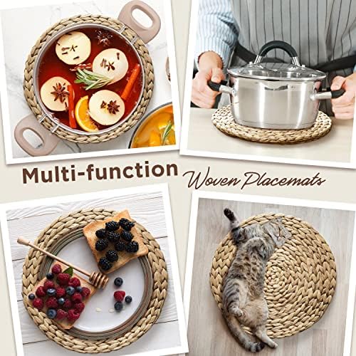 Natural Boho-Styled Wicker Placemats for Your Table