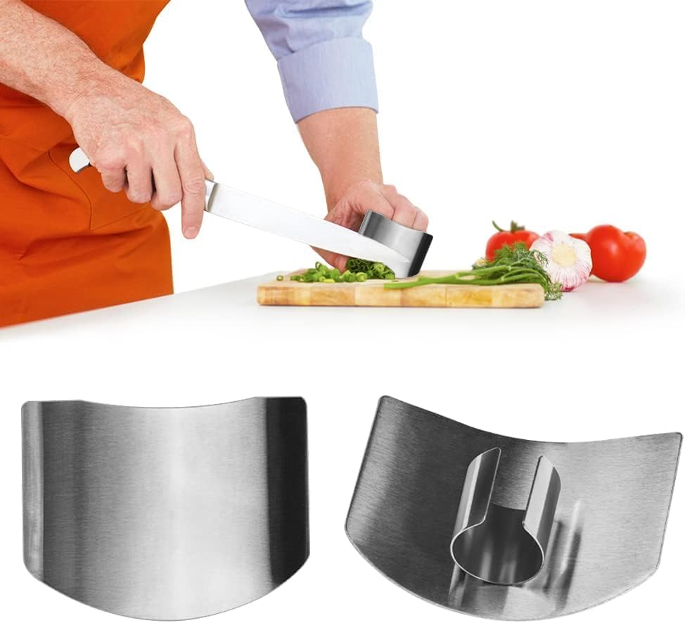 DPWOUM 2-Piece Stainless Steel Foldable Finger Guards