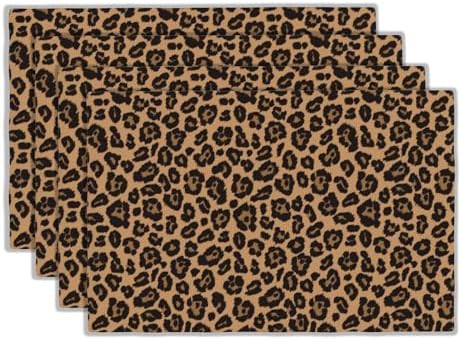 African Leopard Placemats Set of 4