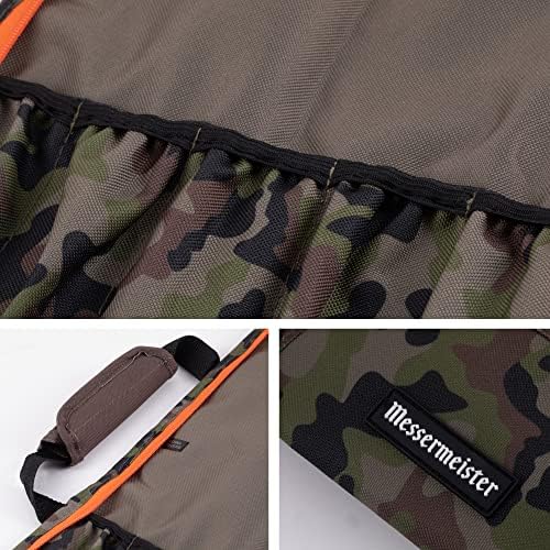 Messermeister 8-Pocket Knives Bag Reinforced Pockets Durable Stylish Holds 18 Knife
