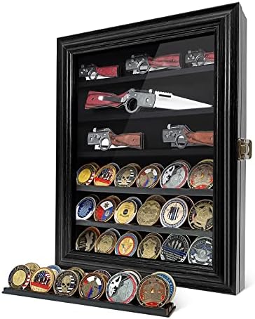 Lockable Tempered Glass Knife Display Case