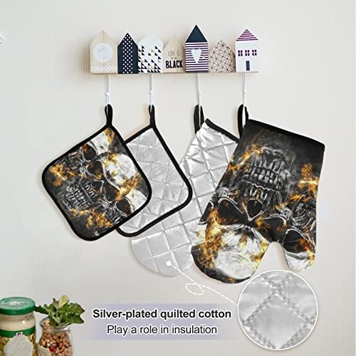 ALAZA Waterproof Apron Set with Pockets for Cooking