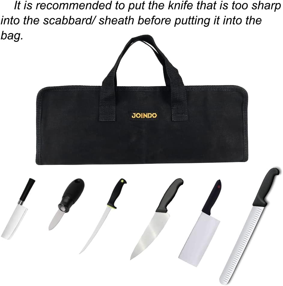 Heavy Duty Canvas Chefs Knife Roll Case