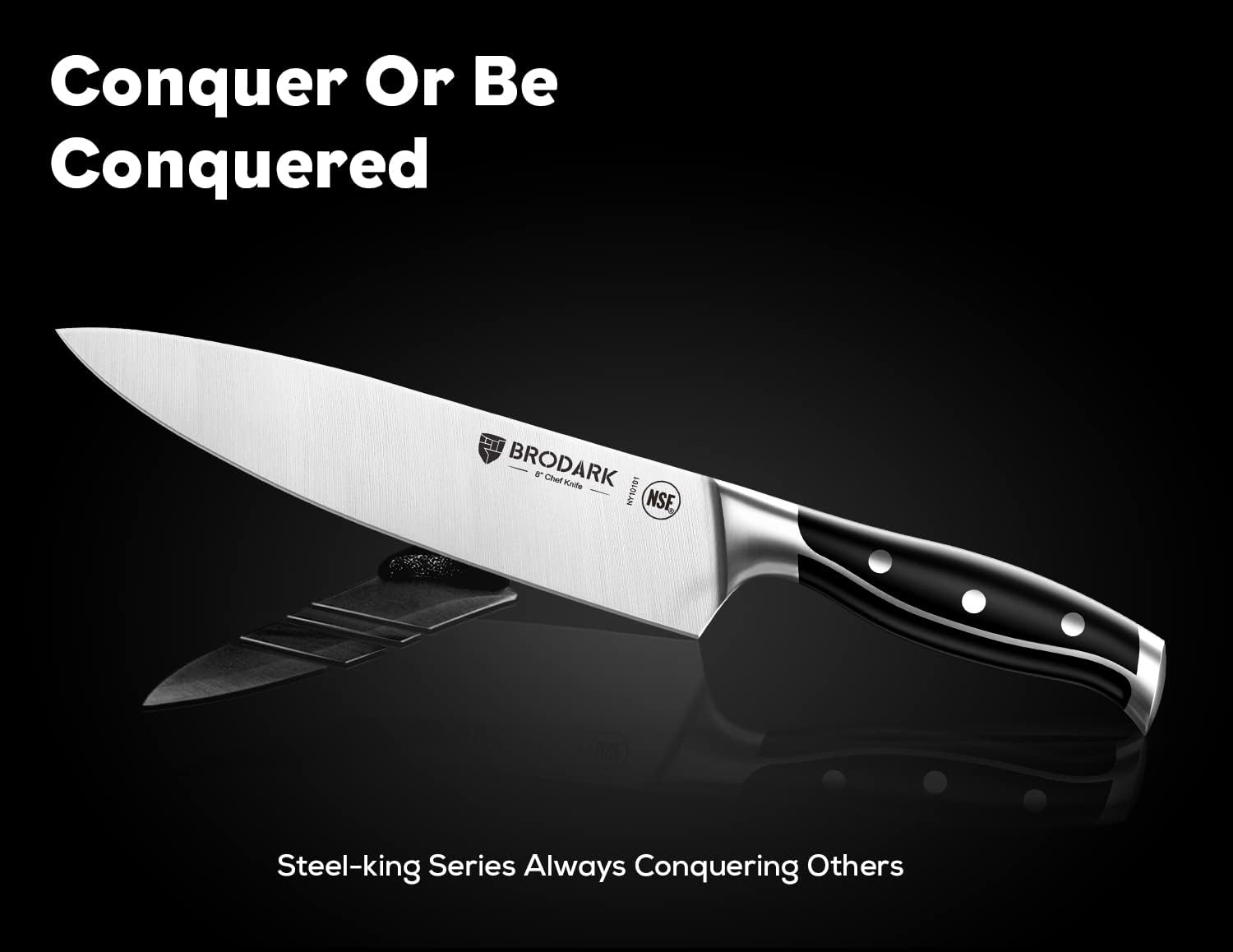 BRODARK 15-Piece Professional Chef Knife Set