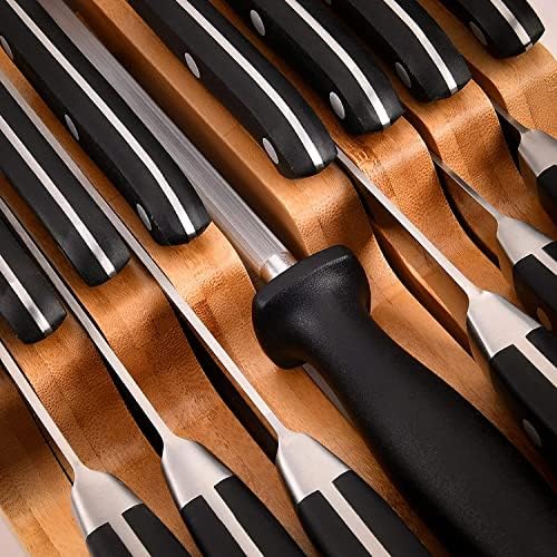 Homemaid Living 16 Knives Bamboo Knife Block