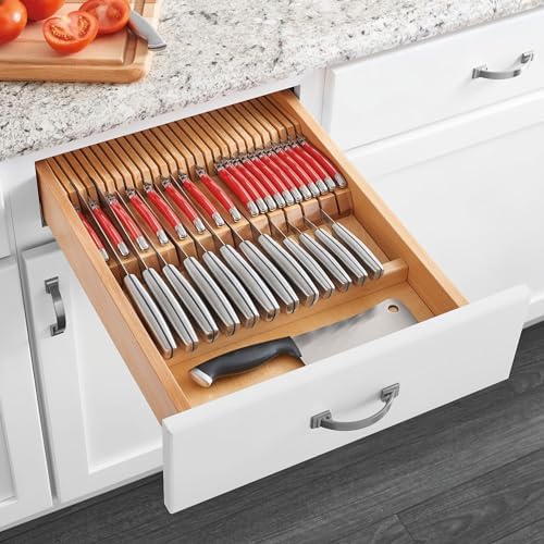 Organize Your Kitchen with the Rev-A-Shelf Dual Row Knife Block
