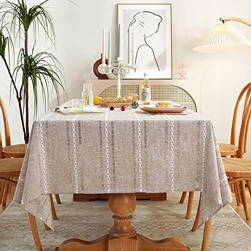 Chaussies 60x84 Inch Linen Tablecloth