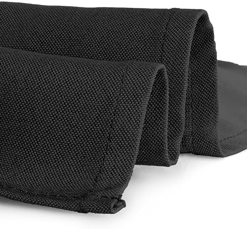 Gee Di Moda 52x52 Black Square Tablecloth for Small Tables