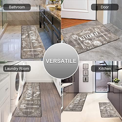 Experience Better Comfort with the HEBE Anti-Fatigue Kitchen Mat Set