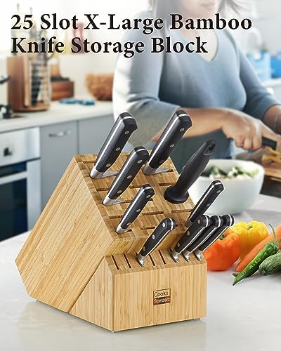 Cooks Standard Bamboo Knife Block