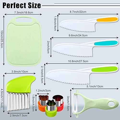 TAORISH 9 Pcs Kids Kitchen Knife Set KS