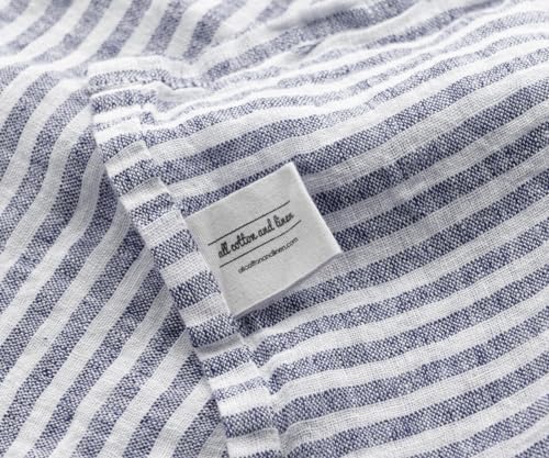 Navy Blue 100 Linen Dish Towels Perfect for Kitchen Dining