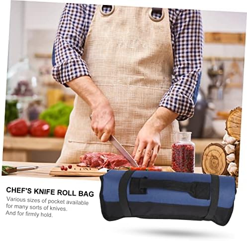 Versatile 22-Pocket Knife Holder for Professional Homemakers
