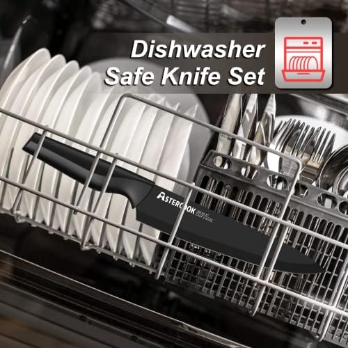 21-Piece Knife Set with Built-in Sharpener