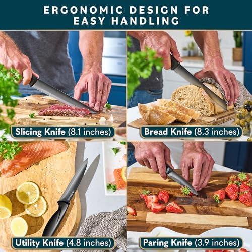 Ergonomic Kitchen Knife Set
