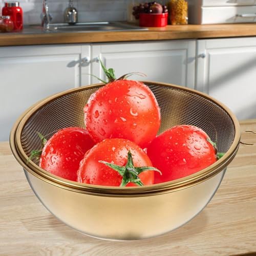 Rice Strainer 304 Stainless Steel Colander Set