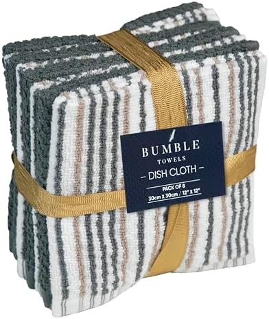 12x12 Cotton Towels - Reusable Machine Washable Highly Absorbent 100 Soft