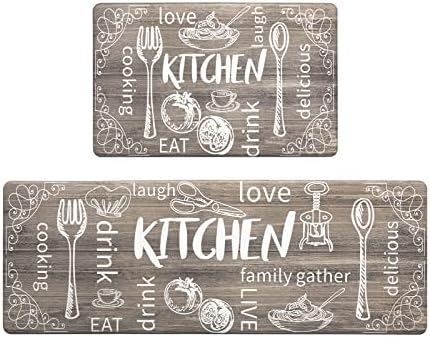 Experience Better Comfort with the HEBE Anti-Fatigue Kitchen Mat Set