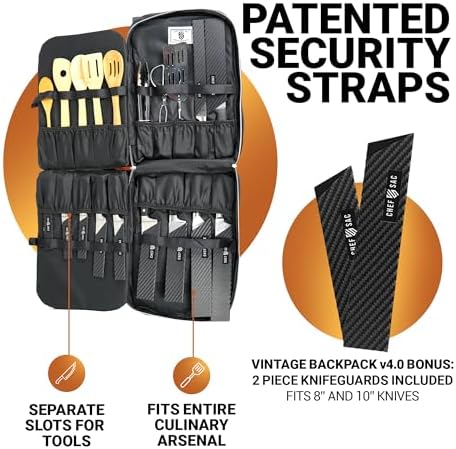 Stylish Compound-Knife Carry Case for Professional Chefs