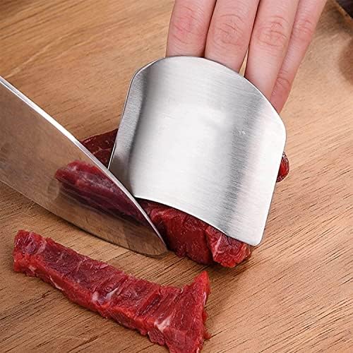 Two-Piece Stainless Steel Finger Guards for Cooking