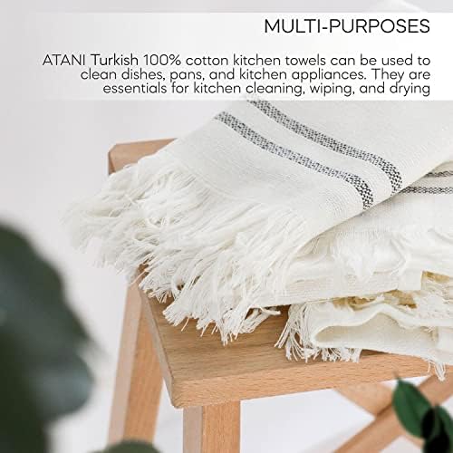 Premium Turkish Cotton Kitchen Towels Set