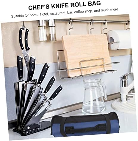 22 Slot Knife Holder Bag for Chefs and Kitchen Tools Storage
