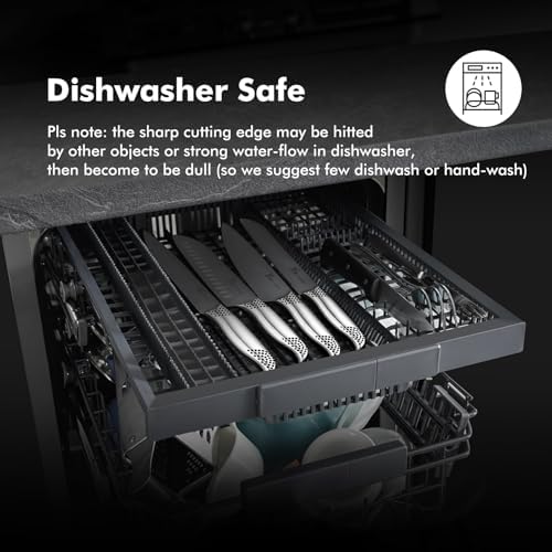 SYOKAMI 14 PCS Japanese Knife Set with Magnetic Block