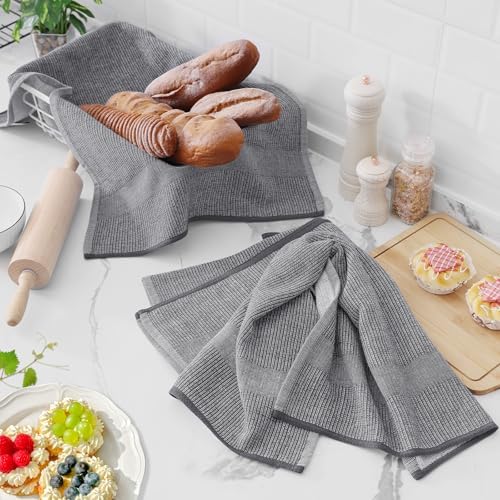 Homaxy Premium Kitchen Towels 18x28 inch 6-Pack